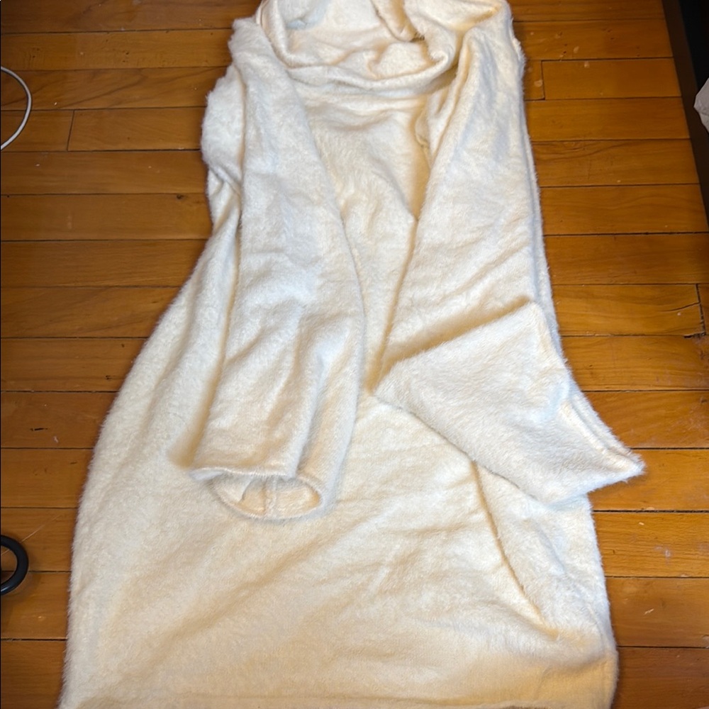 Cozy Cream Sweater Dress